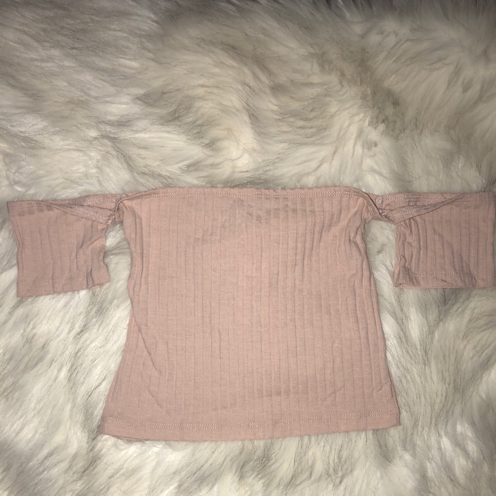 Over-the-shoulder Crop Top